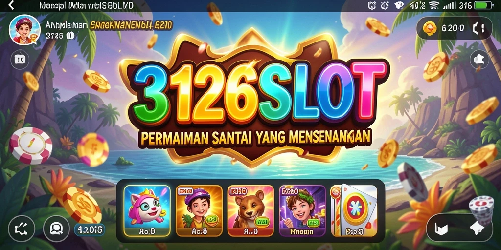 Tampilan gameplay menawan 3126SLOT dengan interface yang ramah pengguna.