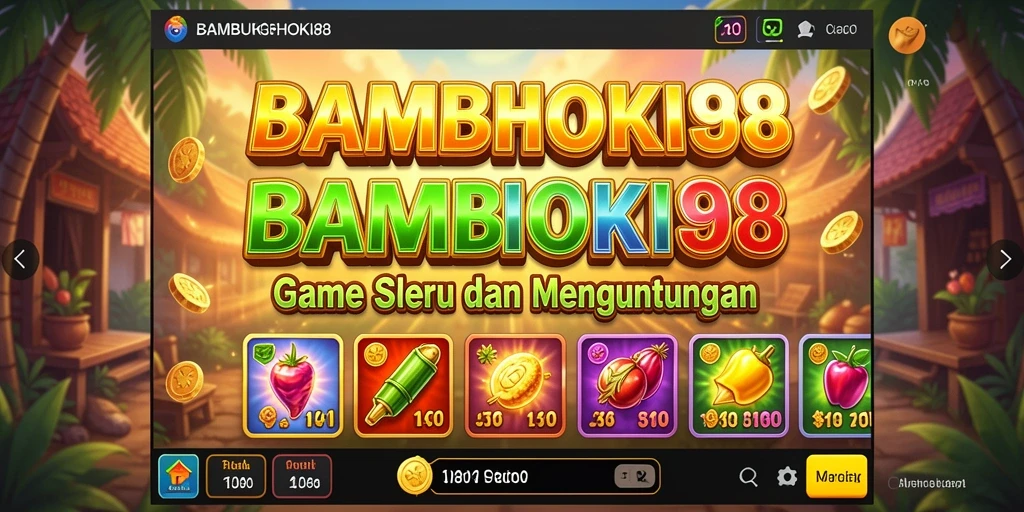 Screenshot gameplay <strong>BAMBUHOKI88</strong> menunjukkan aksi seru dan grafis menawan.