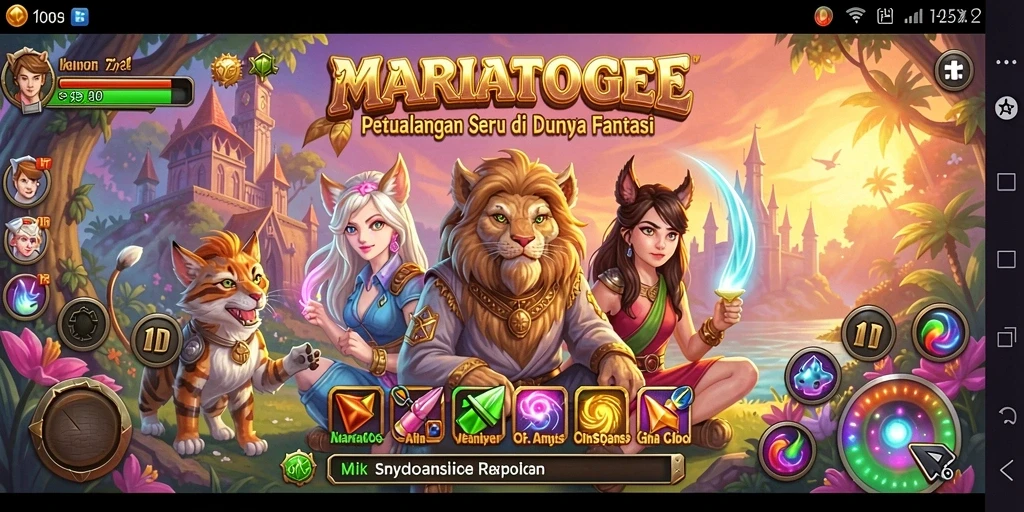 Tampilan menarik dari gameplay MARIATOGEL yang penuh petualangan.