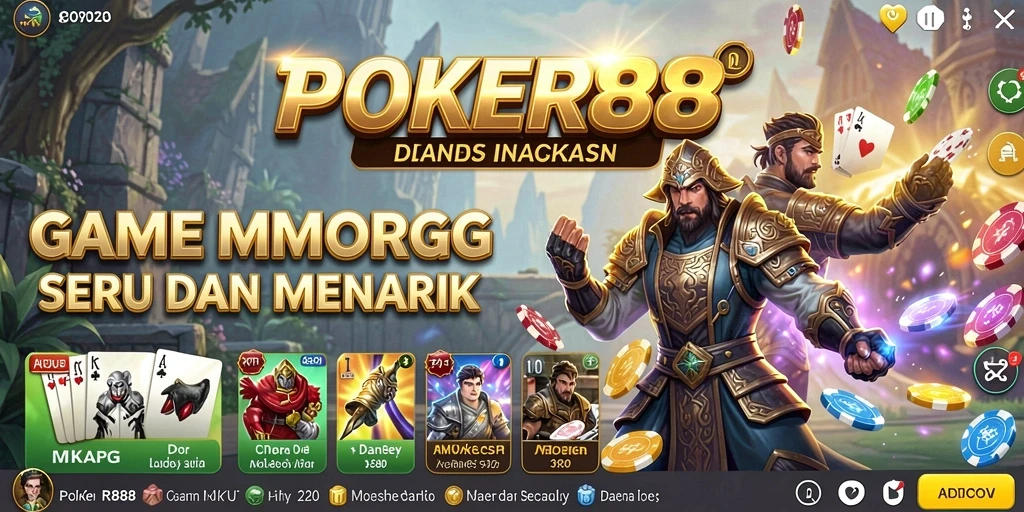 Screenshot POKER88 menampilkan aksi seru dalam game MMORPG.