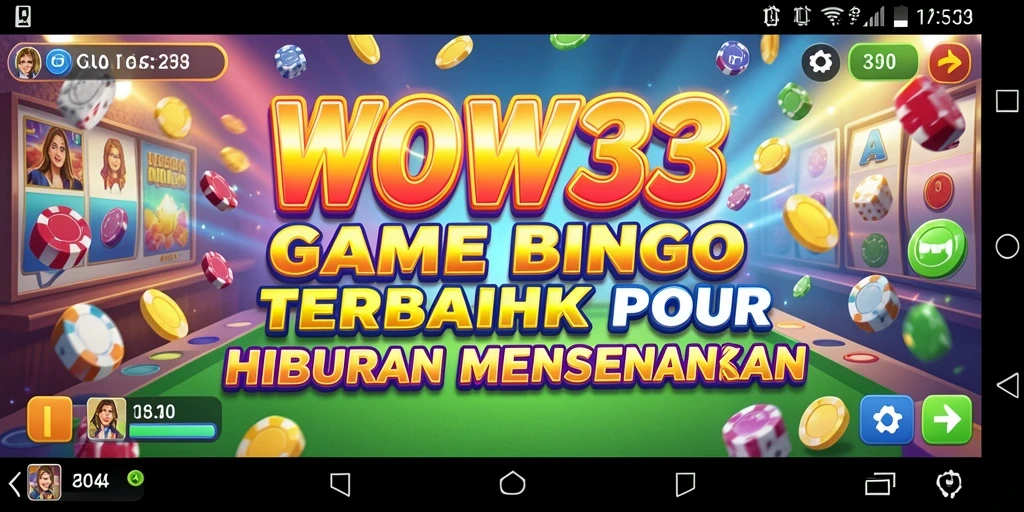 Tampilan gameplay Bingo yang seru dan interaktif di WOW33.