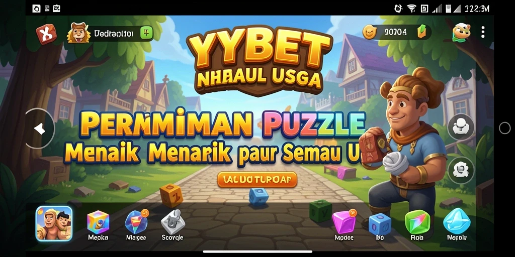 Screenshot gameplay YYBET menampilkan tantangan Puzzle yang seru.