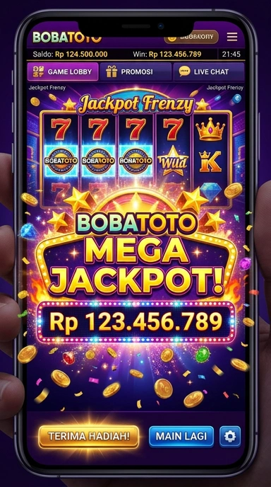 Tampilan utama aplikasi bobatoto yang menarik dan fungsional.